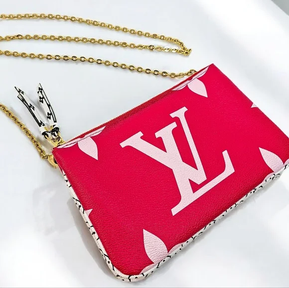 ✨️Authentic Louis Vuitton Monogram Double Zip Pochette Crossbody Bag - Picture 7 of 15